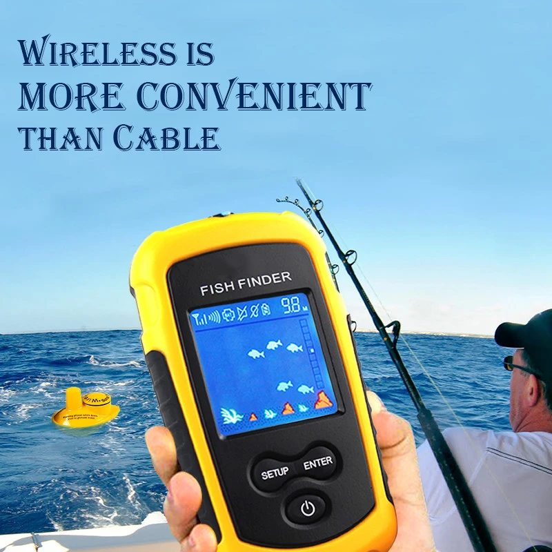 Marine GPS Fishing Bait Echo Sounder Fishing Instrument Display Alarm