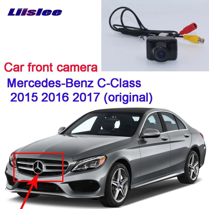 LiisLee автомобиль специальная передняя HD камера для Mercedes Benz C Class() высокое качество водонепроницаемый CCD