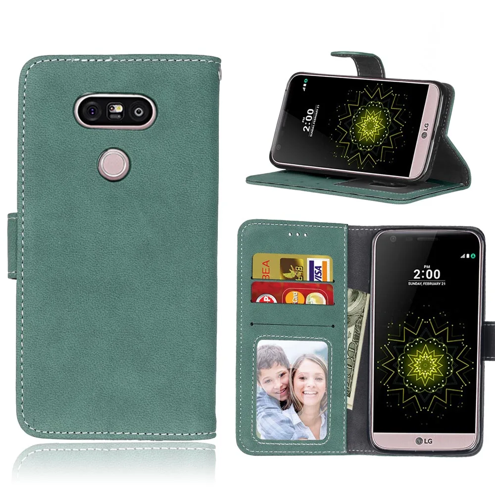 New Cell Phone Cover Wallet Cases For For LG G5 Case Shell Frosted Back ...
