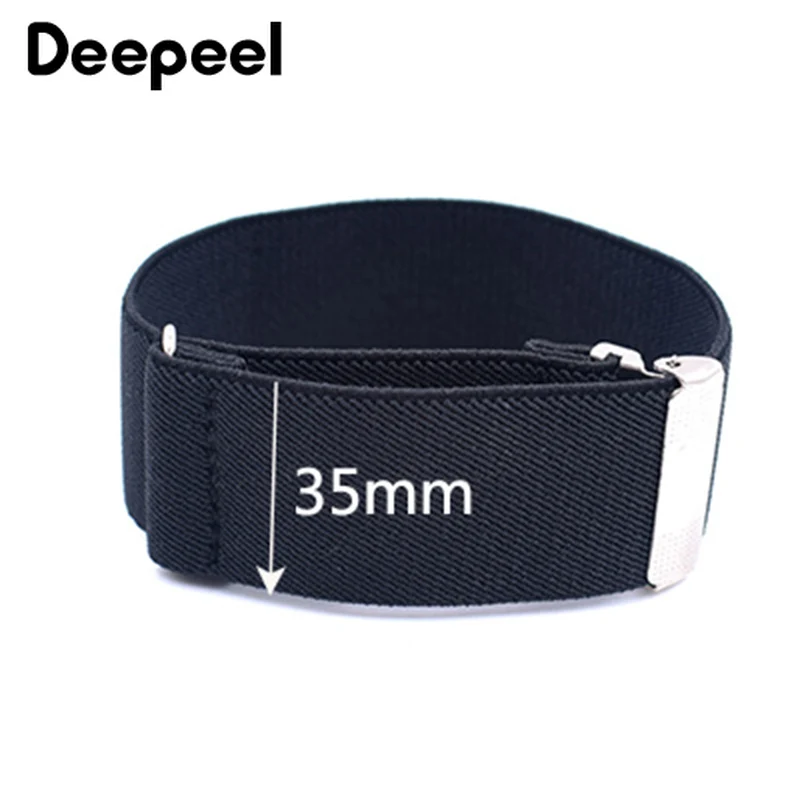 Deepeel 1/5 пар 2,5/3,5X35 см Для Взрослых Унисекс рубашка манжета не Ночная сорочка с бретелями Нейлон Эластичные подтяжки модный мужской костюм с нарукавной повязкой Декор
