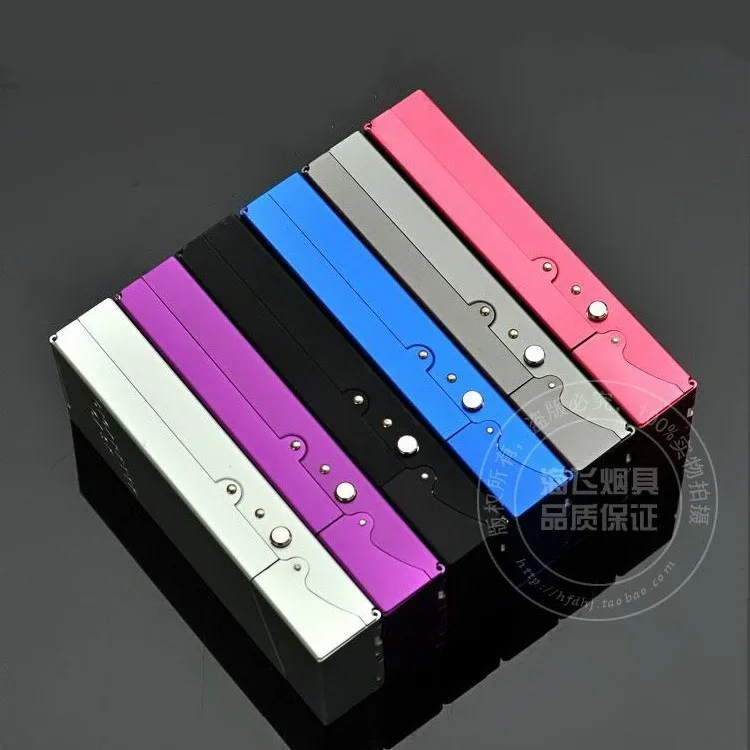 

Creative Ultra-thin Automatic Magazine Cover Metal Cigarette Box 20 pieces of Ms. 108MM lengthened fine tobacco tobacco box