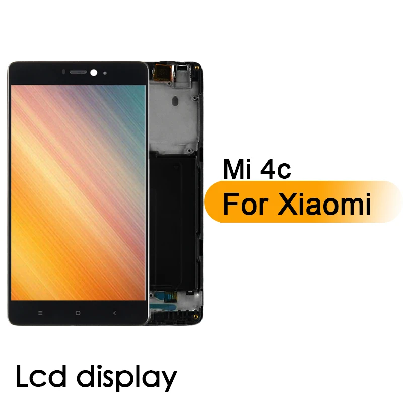 

Display touchscreen Digitizer Assembly and Frame For Xiaomi Mi 4c Mi4c Lcd No Dead Pixel BLack