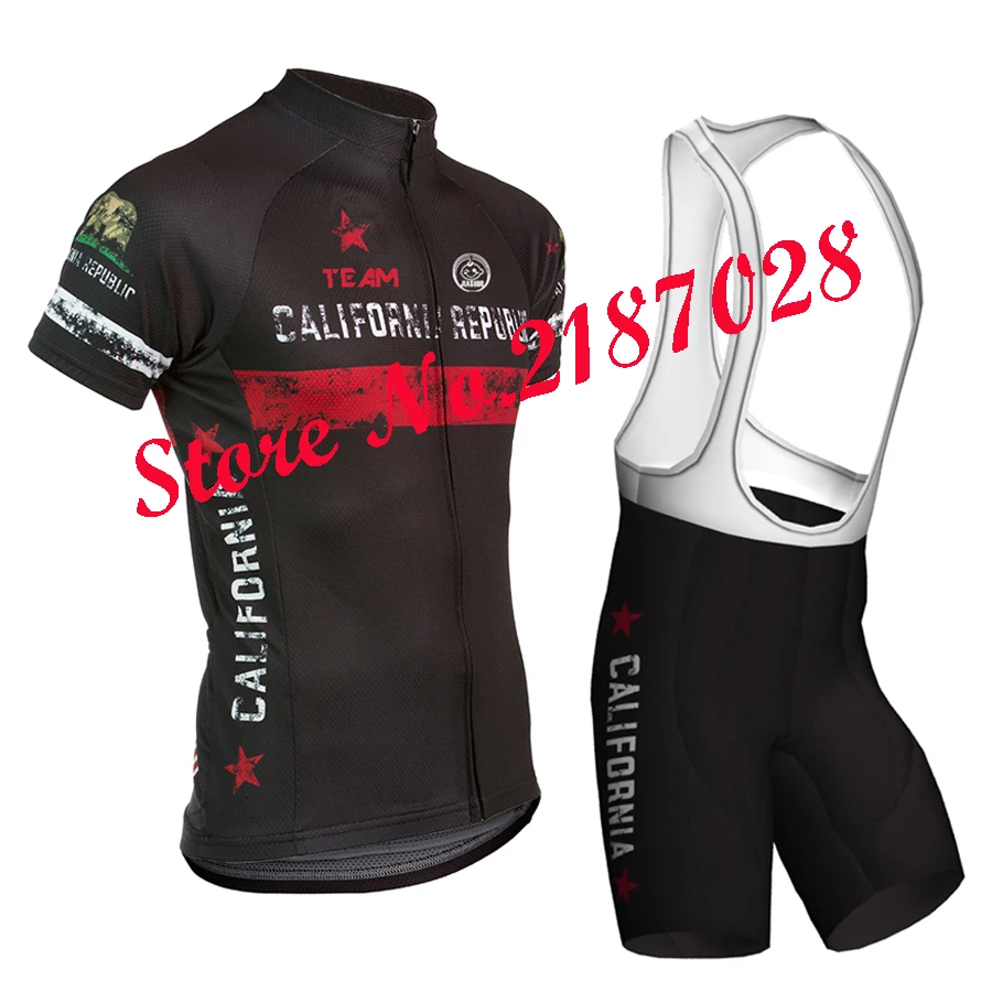 

2016 California Men's Race Jersey Black cycling clothing
