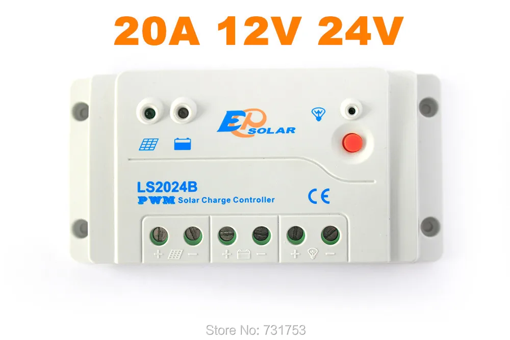 

MAYLAR@ 20A 12V 24V LS2024B Landstar Solar Charge Controller Regulator RS-485 Bus Communication With PC For Solar Power System