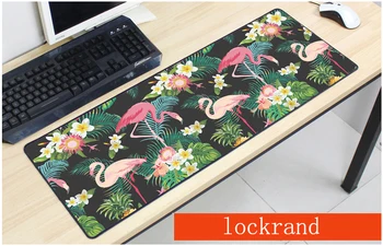 

locked edge 800x300mm Big Mousepad Flamingo Desk Mat Surface Waterproof Anti-slip Table Mouse Pad For Working Gaming Studying