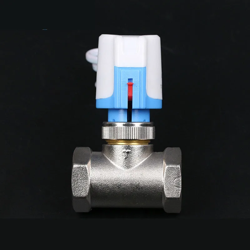 DN20 DN25 Electric Shut off Valve Temperature Control 2 Way Brass Valve