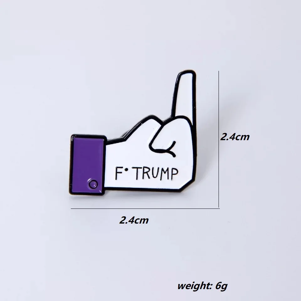 F. Трамп 2019 сплав юмора мультфильм штифт жестов презирает палец осанки картина
