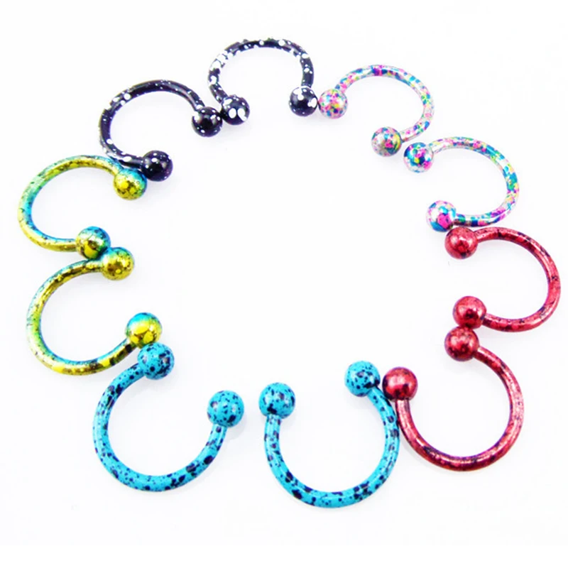 Buy 10 PCS/Lot 5 Color Septum Piercing Circular
