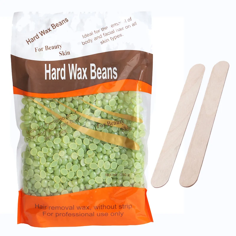300g/bag Depilatory Cream Brazilian Wax Bean Scalda Cera No Strip Bikini Hard Wax Pellet Hair