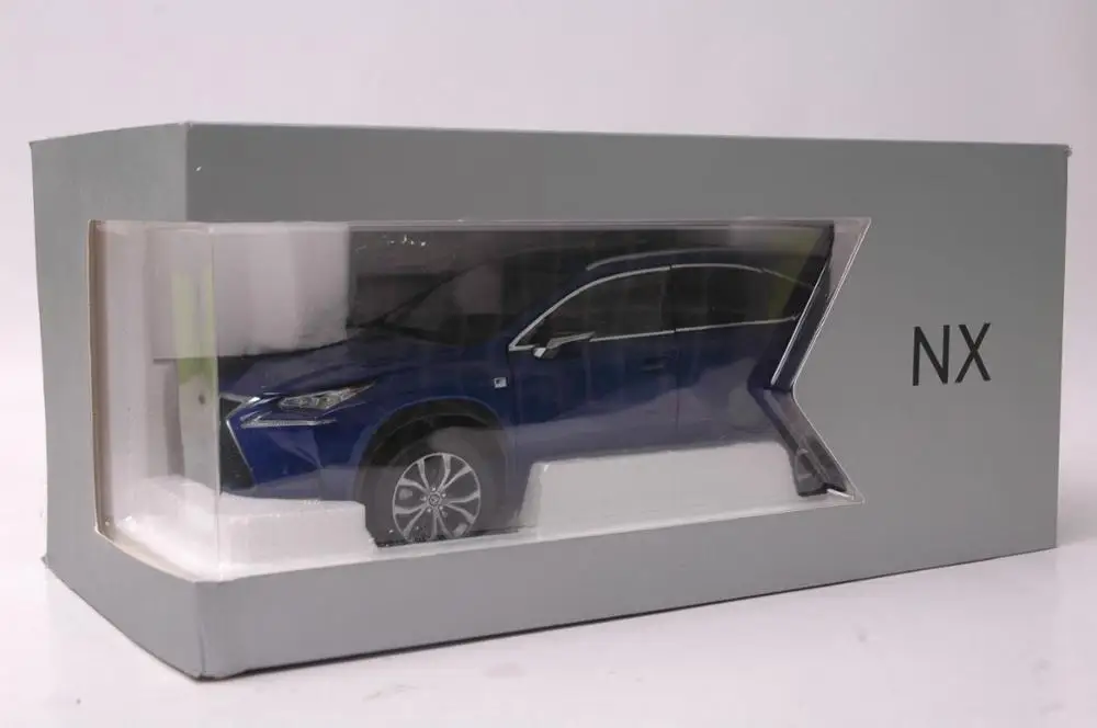 1:18 литье под давлением модель для Lexus NX 200t синий внедорожник Игрушечная машина из сплава миниатюрная коллекция подарок NX200t NX200