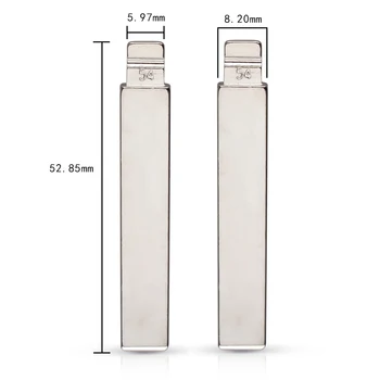 Chiave telecomando per Citroen Peugeot Vibrazione Pieghevole Chiave Dell'automobile In Bianco No. 54 HCA/HU83 3 Chiave telecomando per Citroen Peugeot Vibrazione Pieghevole Chiave Dell'automobile In Bianco No. 54 HCA/HU83 - KEYYOU per Citroen Peugeot Vibrazione Pieghevole Chiave Dell automobile In Bianco No 54 HCA HU83