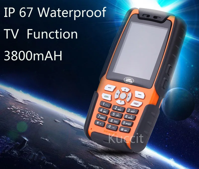 original L9 Mobile Analog TV phone IP67 Rugged Waterproof phone shockproof Senior old man Phone