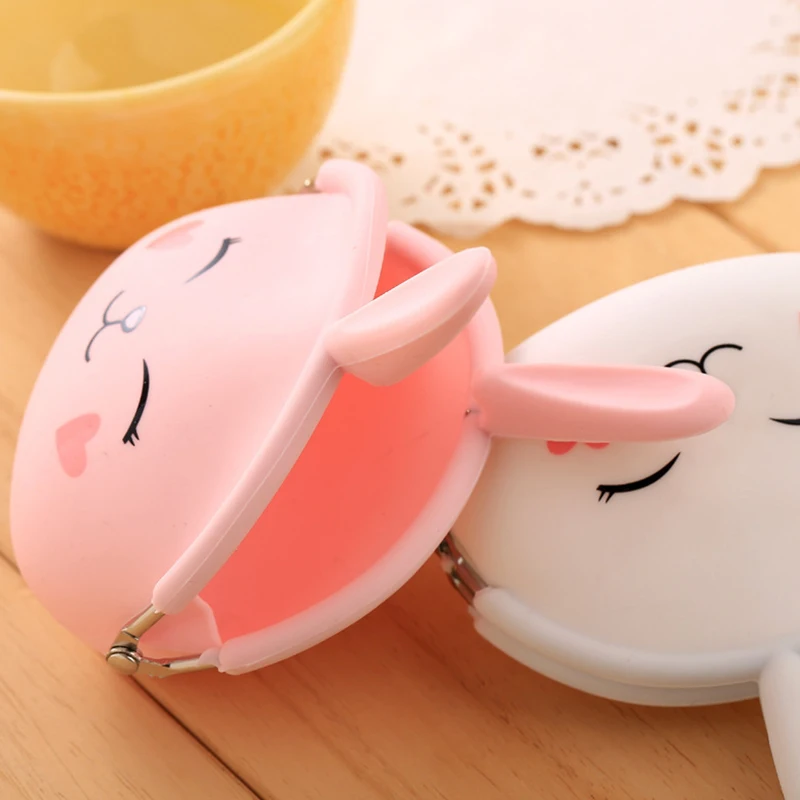 Carino Coniglio Auricolare Bluetooth Ctorage Borsa Custodia In Silicone per Apple Airpods Auricolare Senza Fili Chiave Della Borsa Della Moneta del Sacchetto di Caso Della Copertura del NUOVO