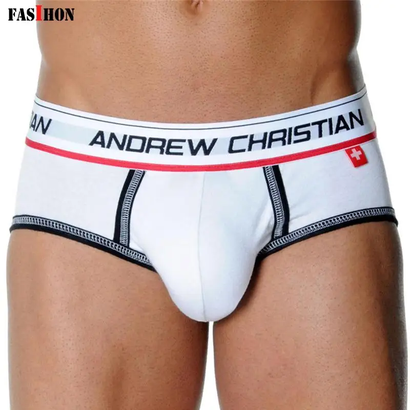 fasihon) Brand Andrew Christian Sex Ropa Interior Hombre Men's Briefs  Underwear Sexy Underpants Man Calzoncillos Gay Cueca - Briefs - AliExpress