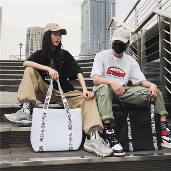 

New Women Handbags 2pcs Shopping Bag Fashion Ladies Single Shoulder Bag Totes Eco Daily Use Foldable Mesh Bag Ladies Female Hook