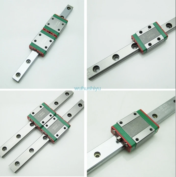 

MR12 12mm linear rail guide MGN12 length 200mm with mini MGN12H linear block carriage miniature linear motion guide way for cnc