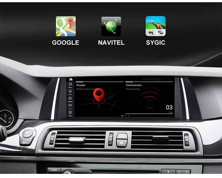 EBILAEN Android 9,0 автомобильный DVD gps плеер для BMW 5 серии F10 F11(2011-) CIC/NBT авто радио Мультимедиа Навигация 520i стерео