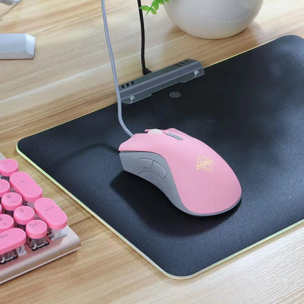 Ajazz AJ118 Проводная игровая мышь 7 кнопок 800/1200/1600/2400 Регулируемая DPI USB PC Gamer