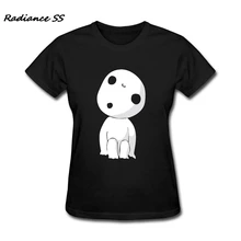 Удобные женские футболки с принтом Mononoke Роскошные футболки Аниме лучшие женские футболки с коротким рукавом