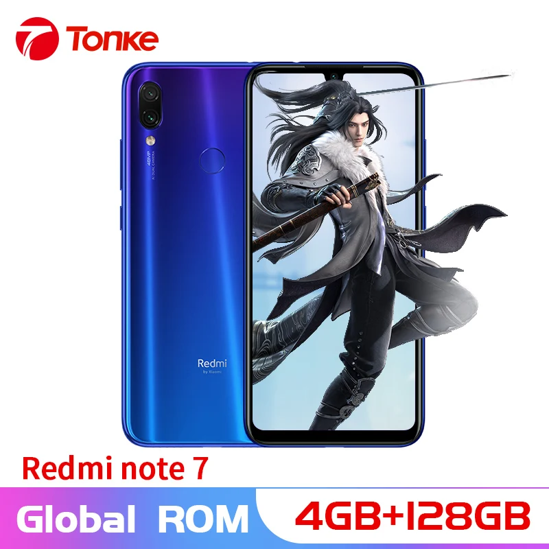 Xiaomi Redmi Note 7 с глобальной прошивкой 4 Гб ОЗУ 128 ПЗУ мобильный телефон Snapdragon 660