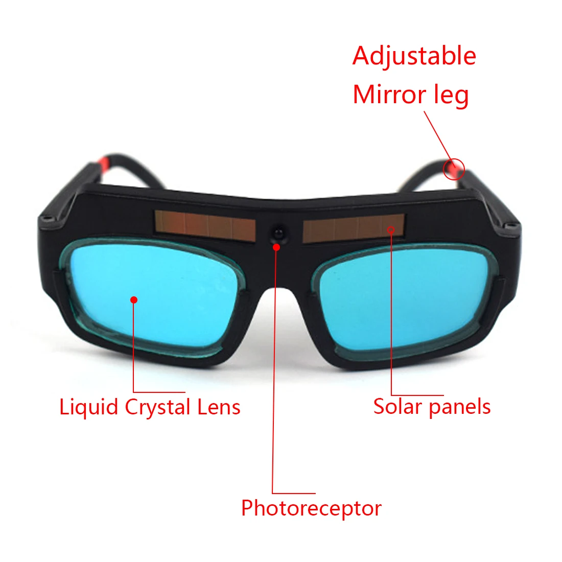 Solar Powered Auto Darkening Glasses Welding Mask Helmet Goggles Welder