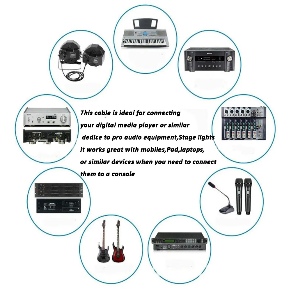 24AWG кабель OFC 3 контакта XLR для женщин мужской разъем M/F аудио кабель для Светодиодный движущаяся головка Par микрофон с подсветкой