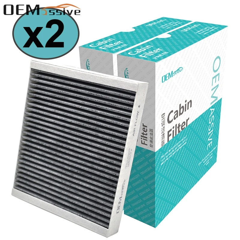 

2PCS Car Pollen Cabin Air Filter 13271190 52420930 For Buick LaCrosse Encore Chevy Cruze Malibu Sonic Opel Ampera Cascada