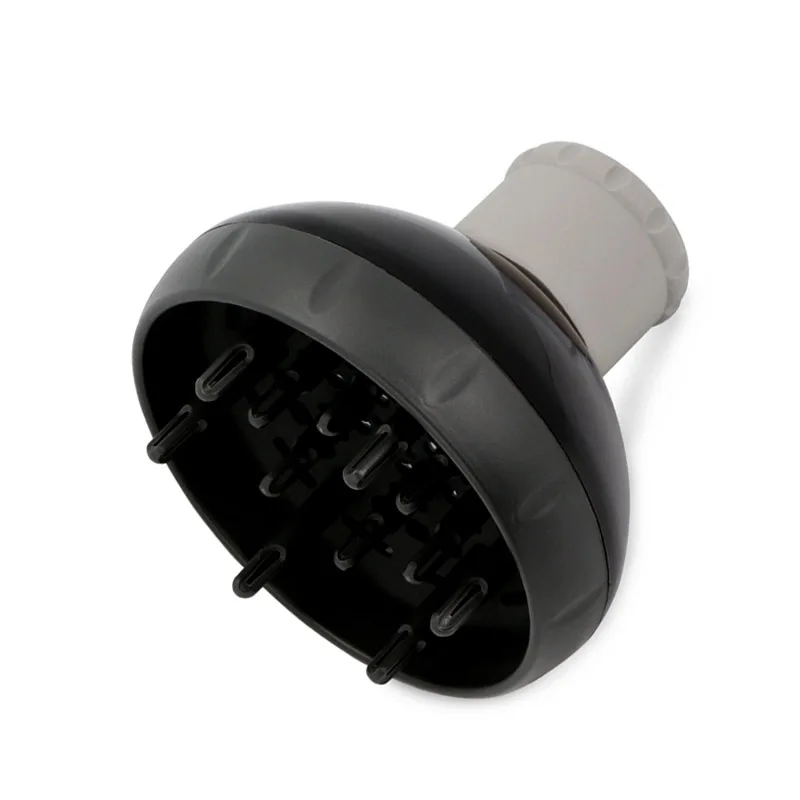 

Black Professional Plastic Silicone Hair Dryer Diffuser Attachment Hair Blower Tool for Curly Wavy Hair Drying