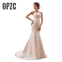 2017ใหม่เกาหลีคลาสสิกสไตล์ชุดฤดูร้อนการออกแบบสีขาวปิดไหล่เซ็กซี่Vestido de N Oivaลูกไม้รถไฟเจ้าสาวชุดแต่งงาน