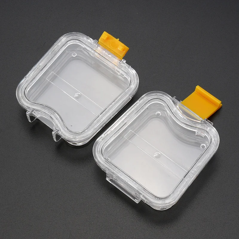 

Dental Membrane Box 4.5x4x2cm Clear Denture Storage Case With Film False Teeth Mouthguard Container Dental Orthodontic Retainer