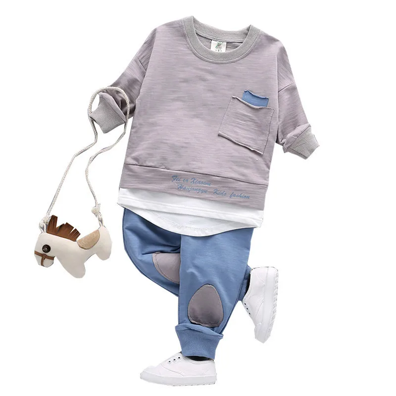 

Children clothing baby Autumn baby boy clothes cheap long sleeve boutique outfits 1 2 3 year casual toddler girls clothing sets