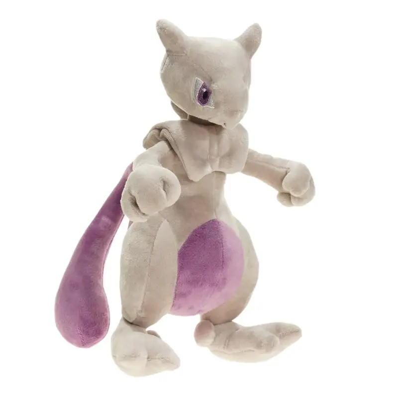 Poke Monster Mewtwo плюшевый игрушечный кукла 25 см