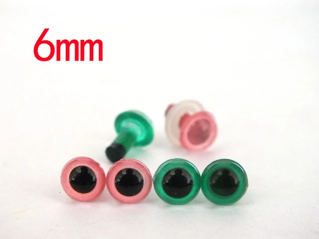 Plastic Safety Eyes Mixed Size For Amigurumi Toys 4.5mm -15mm Can