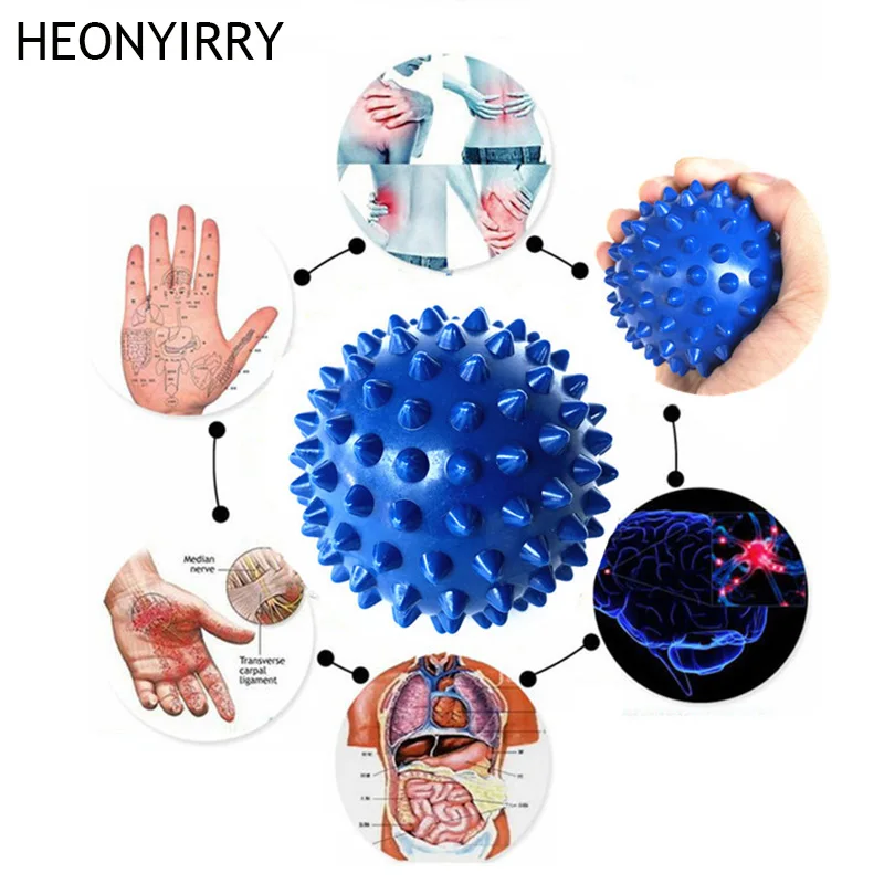 Durable PVC Spiky Massage Ball Trigger Point Sport font b Fitness b font Hand Foot Pain