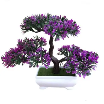 

Artificial Plant Potted Bonsai for Home Dining-table Office Decoration