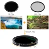K & F CONCEPT 2-en-1 réglable polarisant CPL variable ND objectif filtre 67mm/72mm Fader 5-Stop ND2-ND32 pour Canon Sony Nikon appareil photo ► Photo 3/6