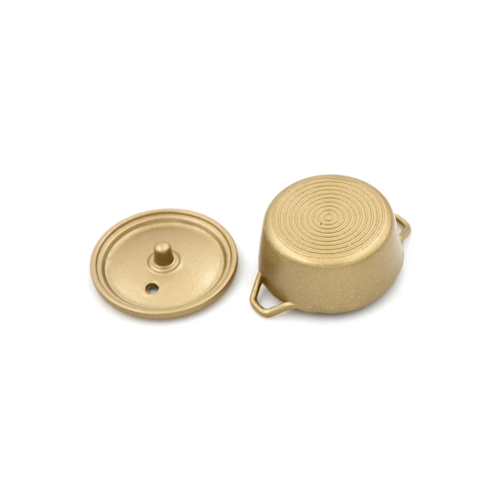 High Quality 1/12 Dollhouse Miniature Furniture Kitchen Alloy Copper Pot with Lid Pretend Play Furniture Toys for Children Kid High Quality 1/12 Dollhouse Miniature Furniture Kitchen Alloy Copper Pot with Lid Pretend Play Furniture Toys for Children Kid