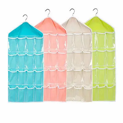 Органайзер для нижнего белья носков галстуков 16 ячеек|organizer pocket|hanging shelf organizerstorage