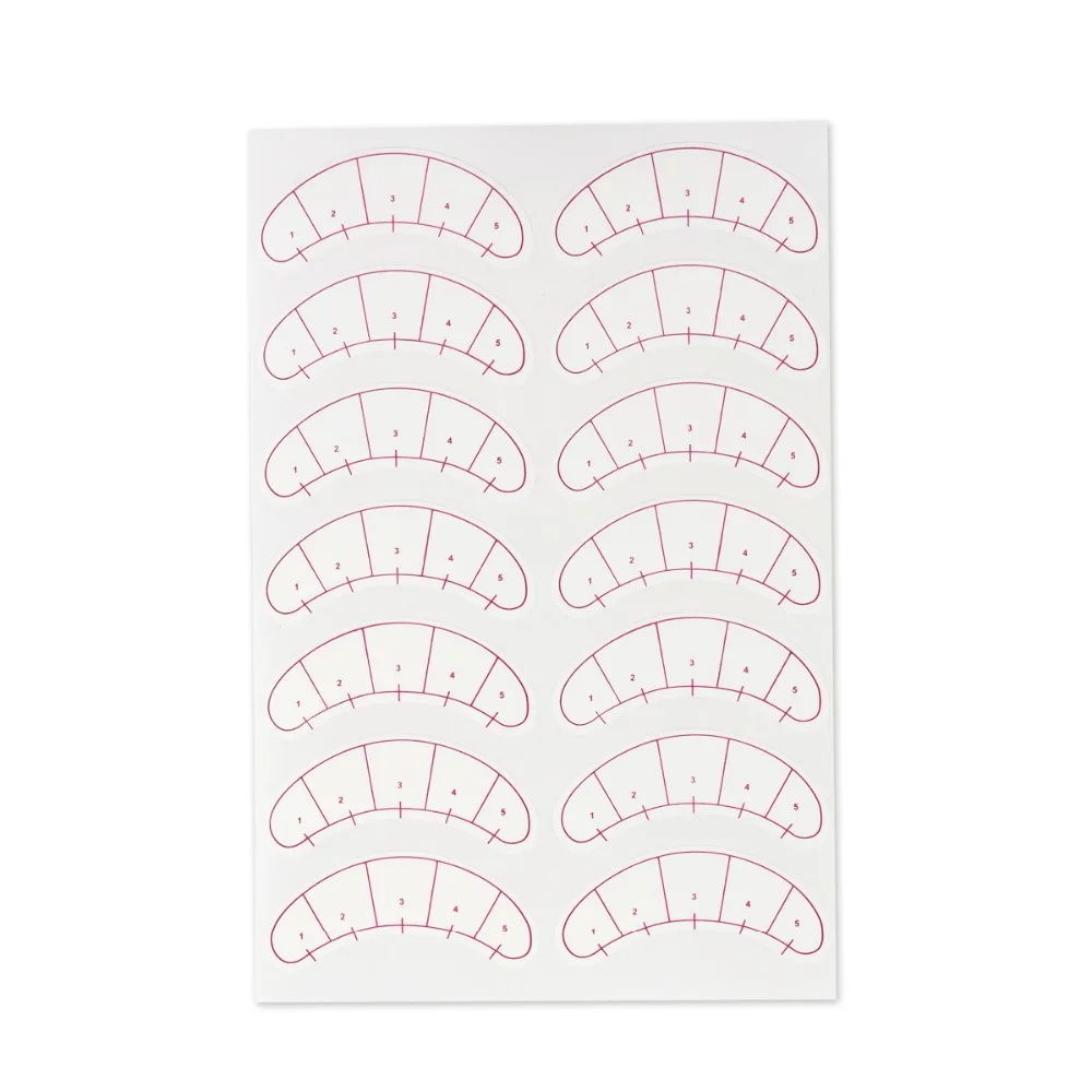 70 пар бумажных патчей 3D ресниц под бумажные Патчи Наклейки на кончики ногтей косметические обертки инструменты