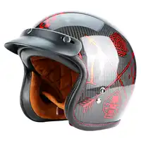 New fiberglass motorcross Vintage big size helmet ECE cetified Dual D ring retro Motorcycle helmet gift goggles A500