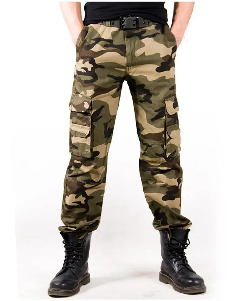Брюки для девочек Для мужчин камуфляж Военная Униформа Тактический Брюки для девочек армейской форме Мотобрюки армейские брюки-карго
