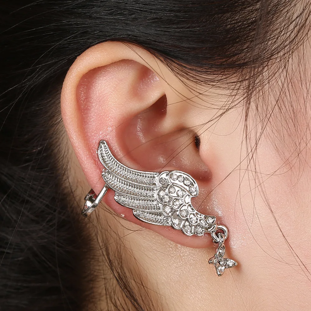 1 stück coole mode einfachheit ausgelegt legierung stick ohr ohrmuschel piercing ohr manschette