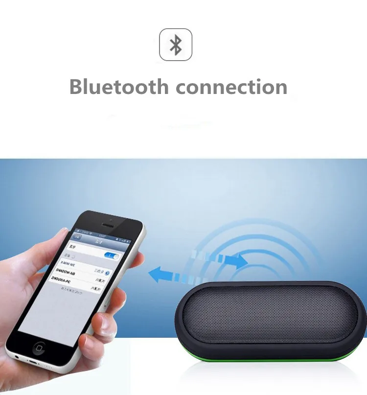 Pill капсула Форма беспроводной Bluetooth динамик портативный стерео Музыкальная карта сабвуфер