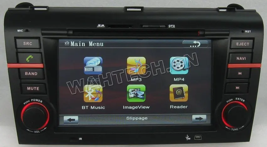 04 09 Mazda 3 Dvd Player Gps Navigation System 7 Inch Digital 04 09 Mazda 3 Dvd Player Gps Navigation System 7 Inch Digital Touchscreen Ipod Ready Steering Wheel Control Bluetooth In Car Multimedia