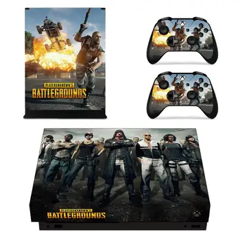 

PUBG Vinyl Skin Decals Sticker Cover Xbox one x Stickers Pegatinas Adesivo For xbox one x console and Two Controllers