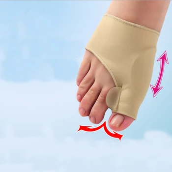 

blessfun 1 Pair The Newest Silicone Hallux Valgus Braces Big Blackmailed Orthopedic Correction Socks Toes Separator Feet Care