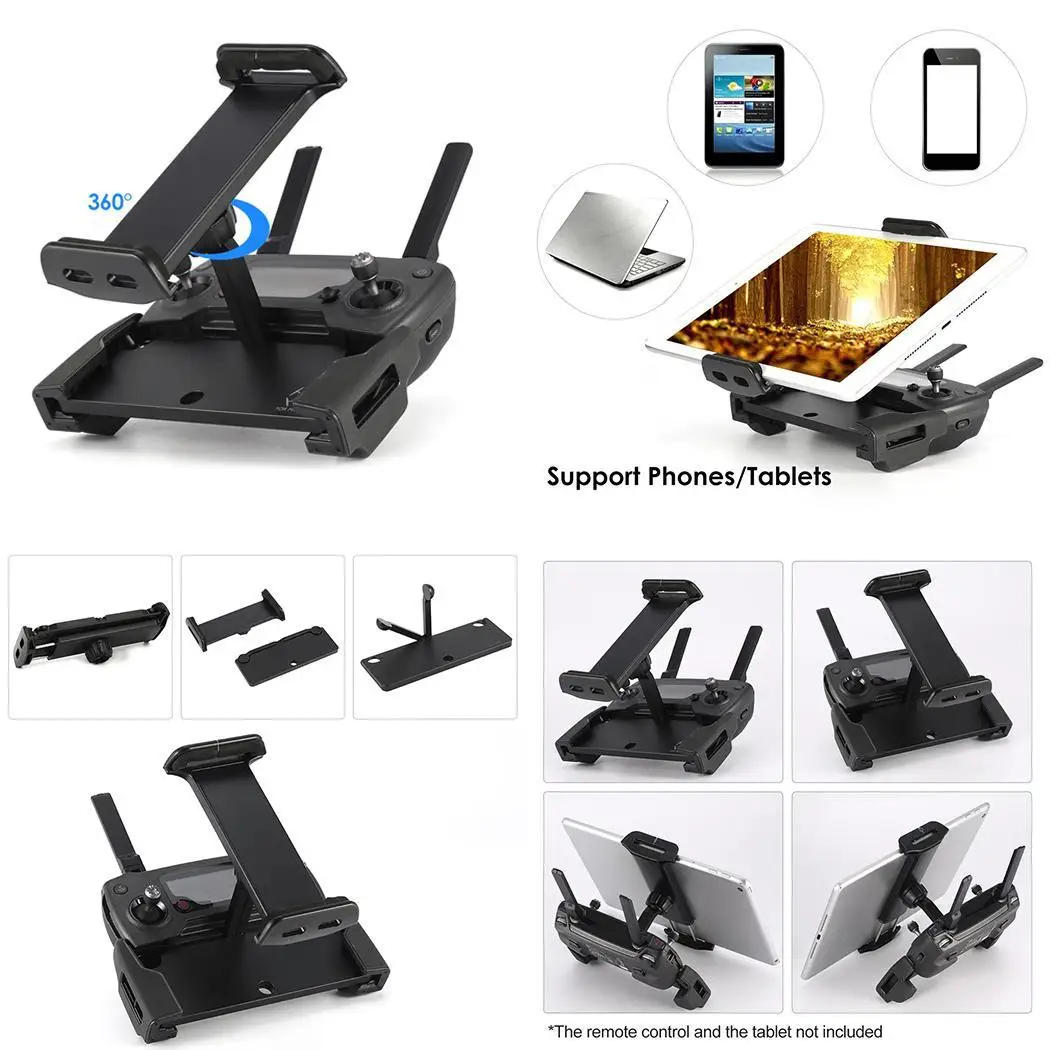 

Adjustable Foldable Tablet Holder for DJI Mavic Black Lanyard Pro 230g Platinum Spark RC FPV 37g Blue