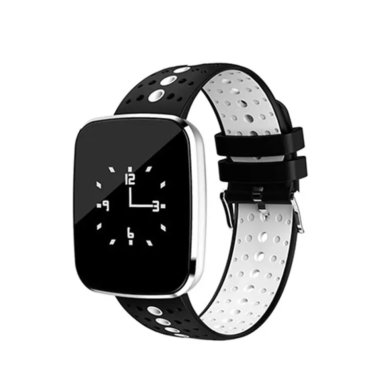 Белый DOITOP V6 Смарт-часы OLED HD экран фитнес-трекер Smartwatch пульсометр Монитор артериального давления спортивные Смарт-часы браслет - Цвет: Белый