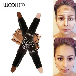 Wodwod бренд макияж крем для лица двухсторонний Контурный карандаш Bronzer корректирующий карандаш для лица корректоры Stick Shadow ремонт карандаш