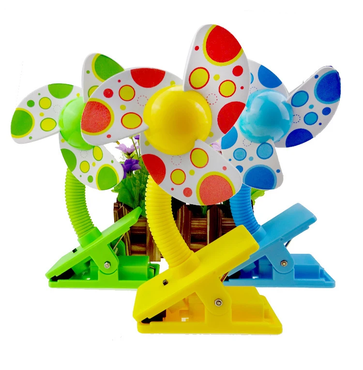 1 Piece Summer New Baby Toy Clip Fan Crib USB Battery Dual Purpose
